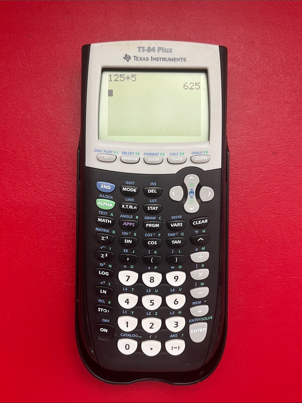 Texas Instruments TI-84 Plus Graphing Calculator - Black/White